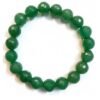 Certified AAA Grade Natural Green Aventurine Bracelet with 10mm Diamond Cut Faceted Beads by Divinity Healing Crystals.