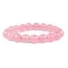 AAA Grade Natural Rose Quartz Bracelet with 10mm Diamond Cut Faceted Beads by Divinity Healing Crystals Divine 2026 Collection.