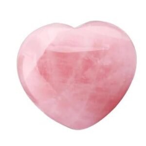Natural Certified Rose Quartz Crystal Heart (2"- 3") -Heart Chakra Stone - Crystal Heart - Pink Heart Shaped Crystal Perfect Gift for Him and Her Love and Romance [118.51 Grams]
