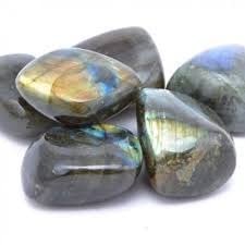 Divine Labradorite Power Original Crystal Tumble for creating a shielding force throughout the Aura (Value Pack of 2)