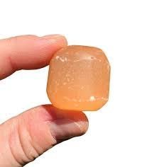 Divinity Original Crystal Tumble GemStone For Manifestation, Abundance , Healing and Meditation (Orange Selenite)