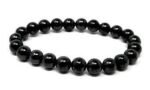 Divinity Natural Pure Certified Shungite 8mm Unisex Bracelet Super AAA Quality for Healing Meditation Success and Abundance (Shungite Bracelet)