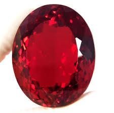 Certified Natural Ruby Gemstone ? Original | Precious Red Ruby Stone for Astrology, Jewelry, and Healing (Reputed Govt. Authorized Lab Tested) - 5.7 Carats