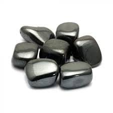 Divine Hematite Power Crystal Tumble Original GemStone For increased willpower and strength (Value Pack of 2)