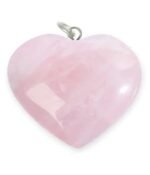 Divinity Healing Natural Pink Rose Quartz Heart Shape Pendant for Love, Romance & Marriage Luck Crystal Jewelry Abundance Stones 14 Divinity Healing Natural Pink Rose Quartz Heart Shape Pendant for Love, Romance & Marriage Luck Crystal Jewelry Abundance Stones 14
