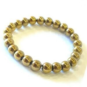 Divinity Natural Golden Pyrite Bracelet ? Money Magnet, Attract Wealth Prosperity Good Luck [ Original & Natural ] Unisex Bracelet