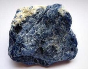 AAA Grade Raw Sodalite Chakra Stones Natural Healing Crystals for Fengshui, Vaastu, Reiki, Chakra Meditation and Abundance with Beautiful Pine Wood Box and Palo Santo Smudge Stick (Sodalite)
