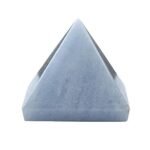 Divinity Healing Natural Blue Calcite Certified Pyramid – 2″ Inch Crystal Certified Pyramid for Positive Energy, Vastu, Reiki, Feng Shui and Chakra Healing Energy Balancing Sculptures Abundance Stones 20
