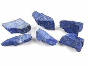 Lapis Lazuli Natural Raw Rough Stones | Pack of 1 to 4 Beautiful Natural Raw Stones