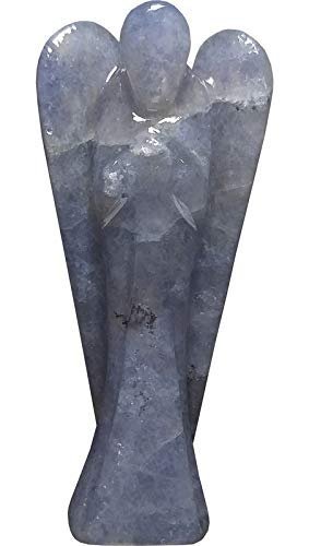 Natural Energized Iolite Healing Lab Certified Natural Crystal Angel (3" Inches)