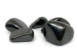Shungite Natural Healing Crystal Tumble Stone (Value Pack of 2 AAA Grade Natural Tumbles)