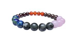 Divine Spirituals Capricorn Sun Sign Natural Crystal Certified Unisex Bracelet Original Natural 8 mm Stone Beads with Palo Santo Smudge