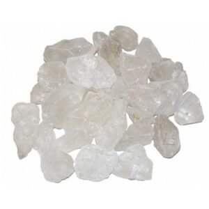 Natural Healing crystal Clear Quartz Raw Rough Stones. Weight : 200 Grams | Pack of 4 to 8 Beautiful Natural Healing crystal Raw Stones depending on Raw Crystal Stone Size | Hand Picked and Cleaned