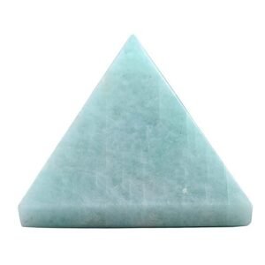 Divine Natural Clear Quartz Certified Pyramid - 2" Inch Crystal Certified Pyramid for Positive Energy, Vastu, Reiki, Feng Shui and Chakra Healing Energy Balancing