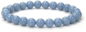 Divine Spirituals Natural Pure Certified 8mm Unisex Bracelets Super AAA Quality for Healing Meditation Success and Abundance Blue Lace Agate Bracelet