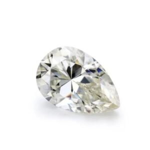 GRA Certified Lab Grown D Colorless VVS1 Clarity Excellent Cut Moissanite Diamond Simulant – Pear Cut Loose Gem 2.405 Carat (8x10 mm) with Certificate & Warranty Included | Custom Engagement Ring Accessory & Fine Jewellery