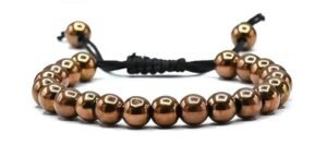Divinity Natural Copper Hematite Pure Certified Adjustable Thread Unisex Bracelet Super AAA Quality for Yoga Reiki