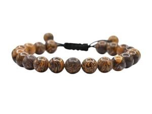 Divinity Natural Mariam Jasper Pure Certified Adjustable Thread Unisex Bracelet Super AAA Quality for Yoga Reiki