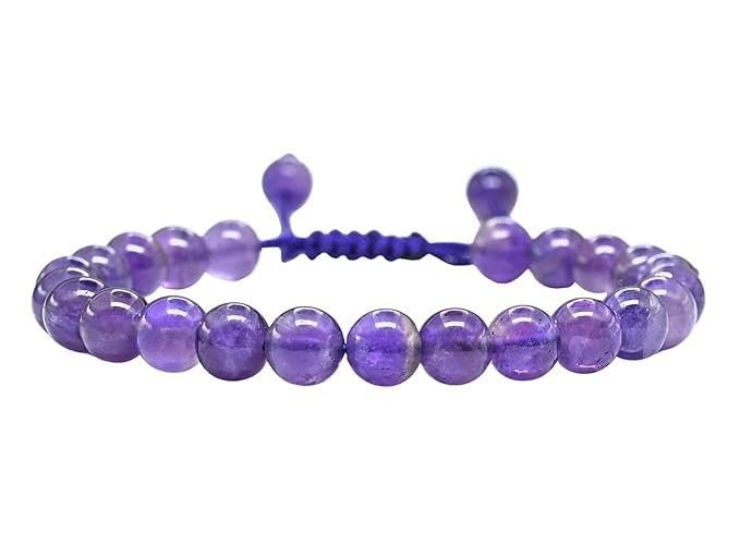 Divinity Healing Natural Amethyst Pure Certified Adjustable Thread Unisex Bracelet Super AAA Quality for Yoga Reiki Chakra Healing Bracelets Abundance Stones 4 Divinity Healing Natural Amethyst Pure Certified Adjustable Thread Unisex Bracelet Super AAA Quality for Yoga Reiki Chakra Healing Bracelets Abundance Stones 4