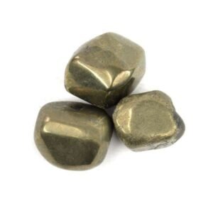 Divine Pyrite Power Original Crystal Tumble for Wealth Attraction, Money & Prosperity (Value Pack of 2)
