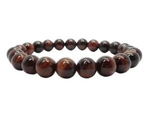 Black Obsidian Natural Crystal Bracelet Lab Certified 8 mm Semi Precious Gemstone Unisex AAA Grade Premium Stretchable Band Bracelet for Healing Meditation and Manifestation