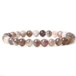 Divinity Healing Botswana Agate Natural Pure Certified 8mm Unisex Bracelets Super AAA Quality for Healing Meditation Success and Abundance (Botswana Bracelet) Chakra Healing Bracelets Abundance Stones 19