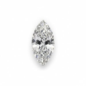 GRA Certified Lab Grown D Colorless VVS1 Clarity Excellent Cut Moissanite Diamond Simulant – Marquise Cut Loose Stone 1 Carat (5x10 mm) with Certificate & Warranty Card | For Custom Ring and Fine Jewellery