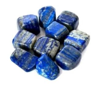 Natural Healing crystal Lapis Lazuli Raw Rough Stones Weight: 200 Grams| Pack of 4 to 8 Beautiful Natural Healing crystal Raw Stones