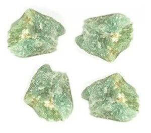 Green Jade Raw Rough Stones| Pack of 1 to 4 Beautiful Natural Raw Stones depending on Raw Crystal Stone Size | Hand Picked and Cleaned