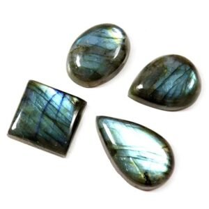 Natural Labradorite AAA Grade Healing Crystal Cabochons (Stone Of Power) 1 Single Stone - 20 mm to 30 mm Approx
