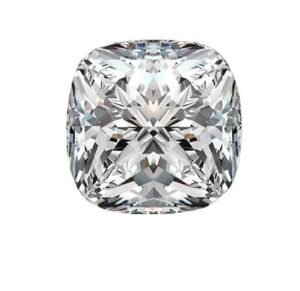 GRA Certified Lab Grown D Colorless VVS1 Clarity Excellent Cut Moissanite Diamond Simulant – Cushion Cut Loose Stone 1.1 Carat (6 mm) with Certificate & Warranty Card | For Custom Ring and Fine Jewellery