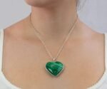 Divinity Healing Natural Malachite Heart Pendant with Metal Chain – for Balance, manifestation and intution – A stone of transformation Crystal Jewelry Abundance Stones 16 Divinity Healing Natural Malachite Heart Pendant with Metal Chain – for Balance, manifestation and intution – A stone of transformation Crystal Jewelry Abundance Stones 16