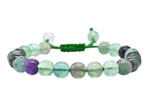 Divinity Natural Multi Fluorite Pure Certified Adjustable Thread Unisex Bracelet Super AAA Quality for Yoga Reiki