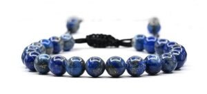 Divinity Natural Lapis Lazuli Pure Certified Adjustable Thread Unisex Bracelet Super AAA Quality for Yoga Reiki