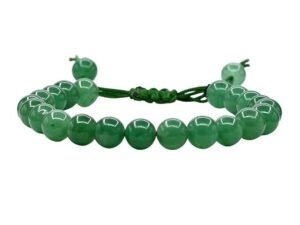 Divinity Natural Green Aventurine (New) Pure Certified Adjustable Thread Unisex Bracelet Super AAA Quality for Yoga Reiki