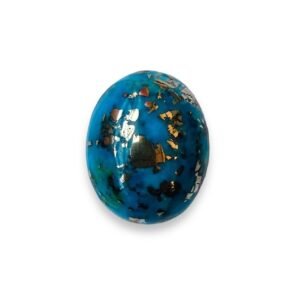 Natural Firoza Turquoise Beautiful Pure Lab Certified Irani Firoza Exclusive Double Polished Gemstones for Peace, Protection Name and Fame for Men and Women (12 to 14 Carat)
