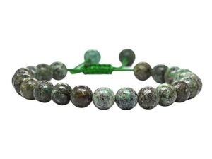 Divinity Natural African Turquoise Pure Certified Adjustable Thread Unisex Bracelet Super AAA Quality for Yoga Reiki