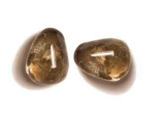 Divine Smoky Quartz Original Power Crystal Tumble For Manifestation, Healing and Meditation 0 Stability and Grounding (Value Pack of 2)