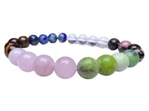 Divinity Healing Crystals Zodiac Natural Crystal Taurus Sun Sign ??? ???? Certified Unisex Bracelet Original Natural 8 mm Stone Beads with Palo Santo Smudge