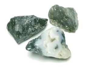 Divinity Healing Crystals Natural Agate Moss Raw Rough Stones | Pack of 1 to 4 Natural Raw Stones depending on Raw Crystal Stone | Hand Picked and Cleaned