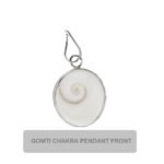 Divinity Healing Crystals Divine Gomti Chakra Pendant | Natural and Certified | Astrological Gemstone | Unisex – For Good Luck and Abundance Crystal Jewelry Abundance Stones 18