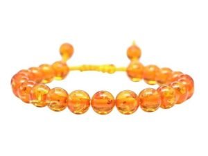Divinity Natural Amber Pure Certified Adjustable Thread Unisex Bracelet Super AAA Quality for Yoga Reiki