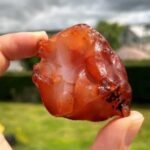 Divinity Healing Natural Red Carnelian Raw Rough Stones. Weight : 100 to 150 Grams Approx. | Pack of 1 to 4 Beautiful Natural Raw Stones depending on Raw Crystal Stone Size Natural Healing Crystals Abundance Stones 30
