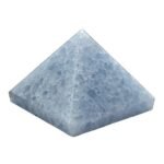 Divinity Healing Natural Blue Calcite Certified Pyramid – 2″ Inch Crystal Certified Pyramid for Positive Energy, Vastu, Reiki, Feng Shui and Chakra Healing Energy Balancing Sculptures Abundance Stones 17