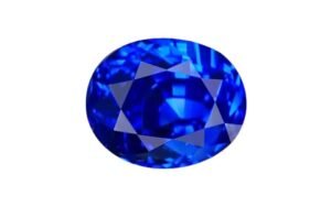 Blue Sapphire Pure Gemstone 4.45 Carats Burma Origin Non-Heated Non-Treated Royal Blue Sapphire (Neelam) - IGTL Certified, Natural Gemstone for Ring, Stunning Deep Blue Color