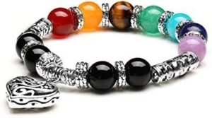 Divine Spirituals 7 Chakra 10 MM Natural Bracelet Pure Certified 8mm Unisex Bracelets Super AAA Quality for Healing Meditation Success and Abundance