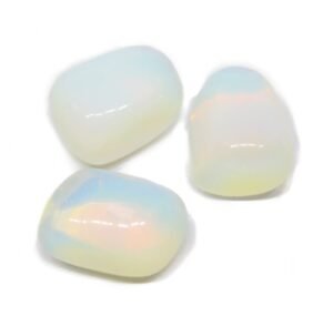 Divine Opalite Natural Healing Crystal Tumble Stone (Value Pack of 2 AAA Grade Natural Tumbles)