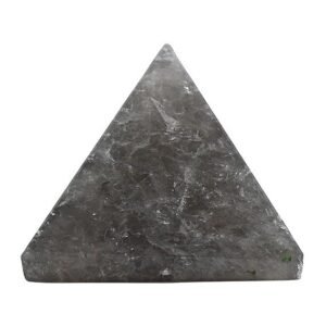 Divine Natural Smoky Quartz Certified Pyramid - 2" Inch Crystal Certified Pyramid for Positive Energy, Vastu, Reiki, Feng Shui and Chakra Healing Energy Balancing