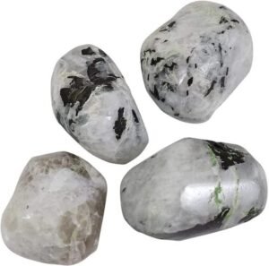 Divinity Original Crystal Tumble GemStone For Manifestation, Abundance , Healing and Meditation (Rainbow Moonstone)