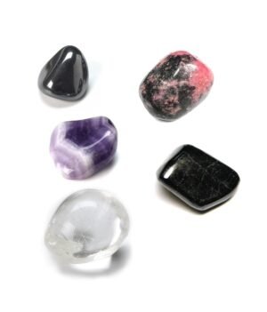 Divinity Zodiac Aquarius Premium Birthstone Gemstone Tumble Crystal Kit for Healing, Meditation Abundance and Good Luck
